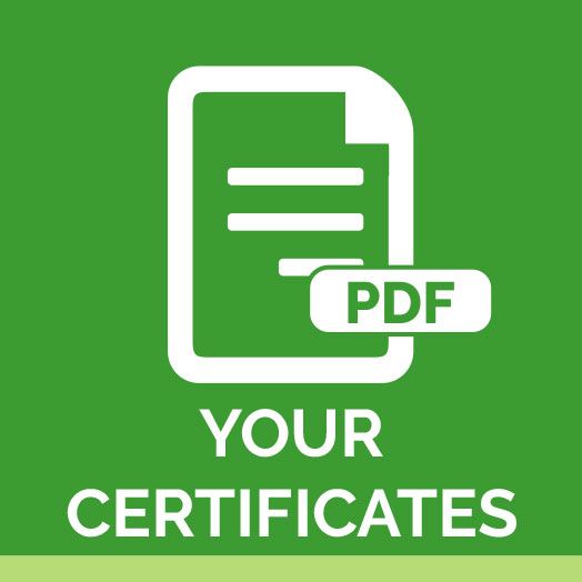 UK Driver New Icon YOur Certificates